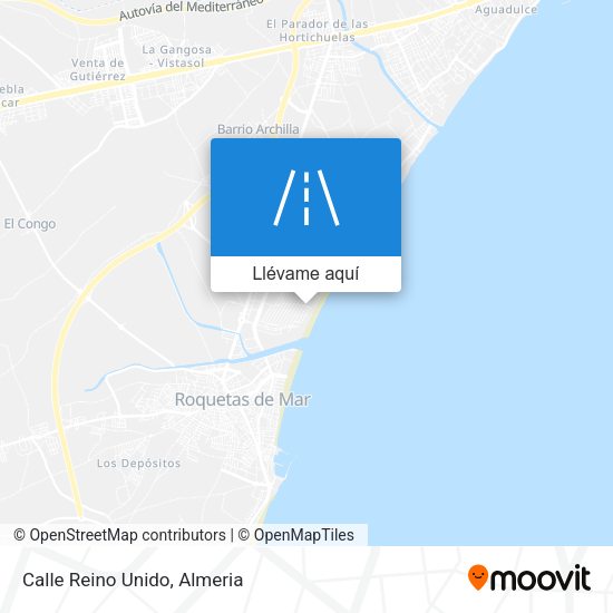 Mapa Calle Reino Unido