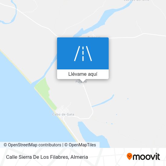 Mapa Calle Sierra De Los Filabres