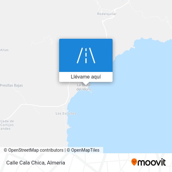 Mapa Calle Cala Chica