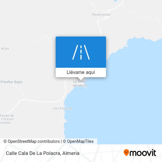 Mapa Calle Cala De La Polacra
