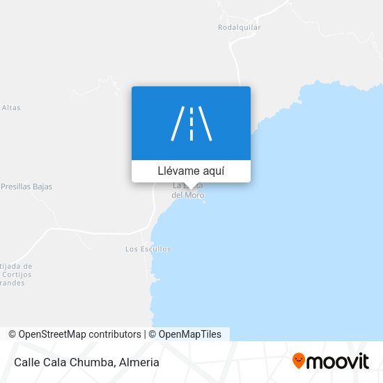 Mapa Calle Cala Chumba
