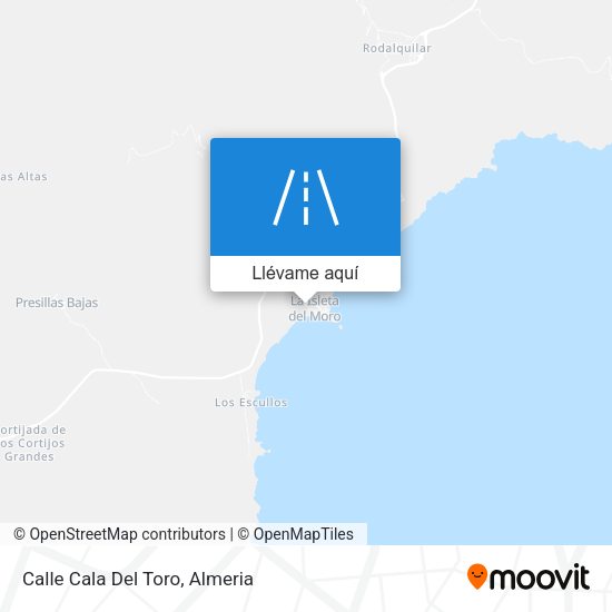 Mapa Calle Cala Del Toro