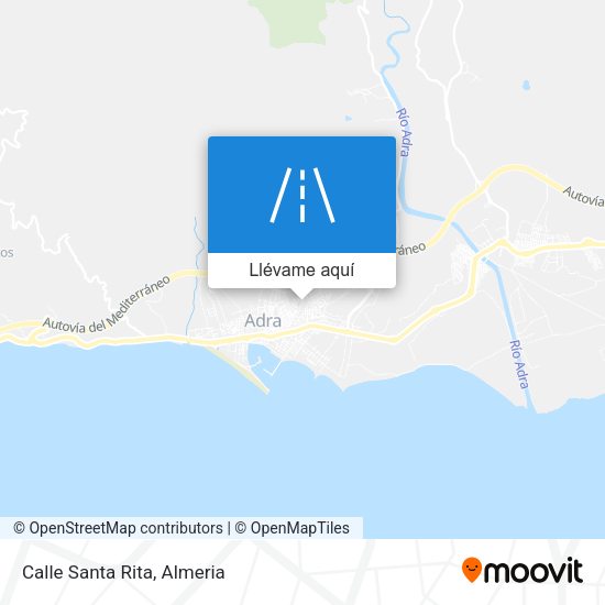 Mapa Calle Santa Rita