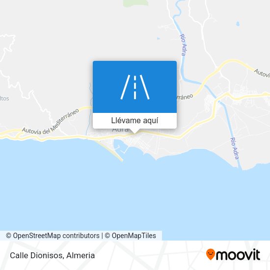 Mapa Calle Dionisos