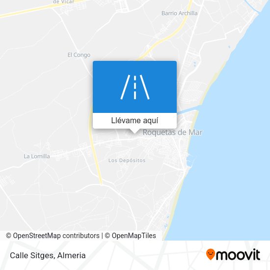 Mapa Calle Sitges