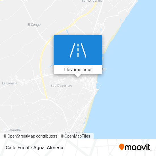 Mapa Calle Fuente Agria