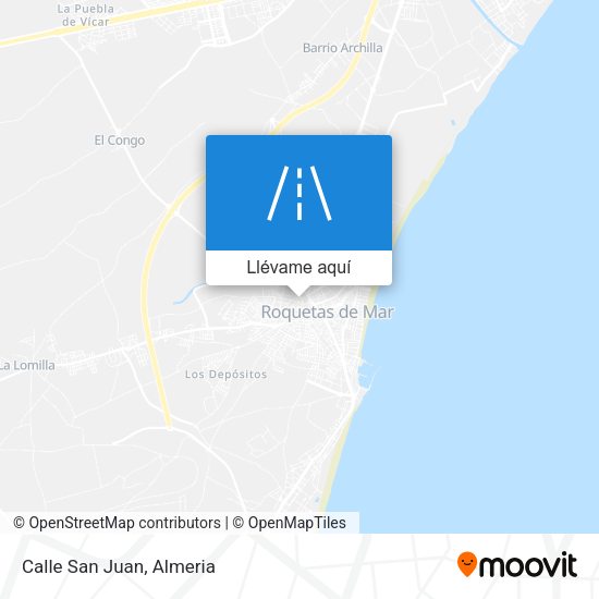 Mapa Calle San Juan