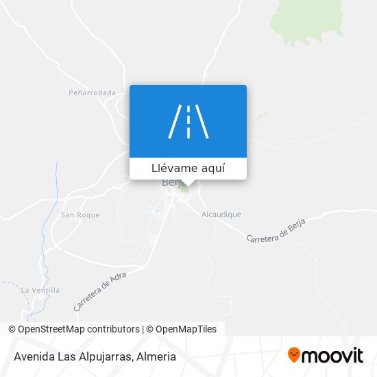 Mapa Avenida Las Alpujarras