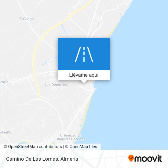 Mapa Camino De Las Lomas