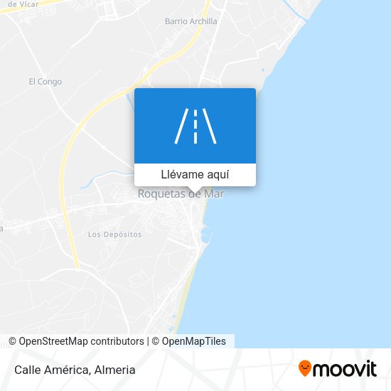 Mapa Calle América