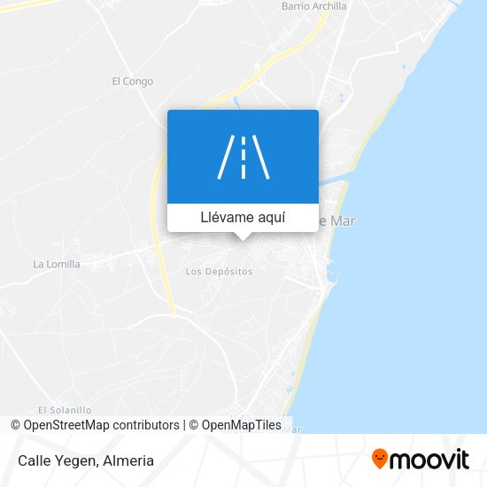 Mapa Calle Yegen