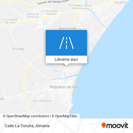 Mapa Calle La Coruña