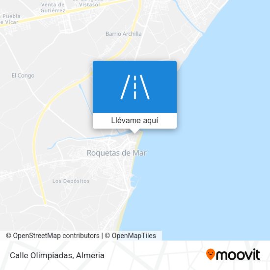 Mapa Calle Olimpiadas