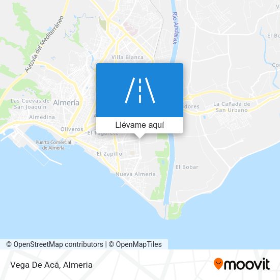 Mapa Vega De Acá