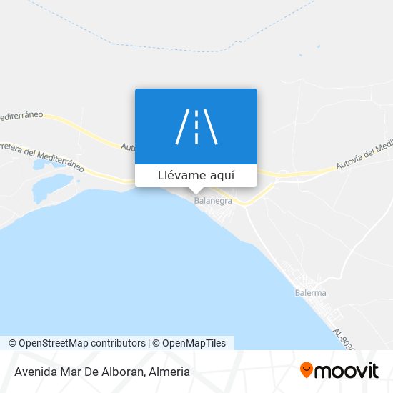 Mapa Avenida Mar De Alboran