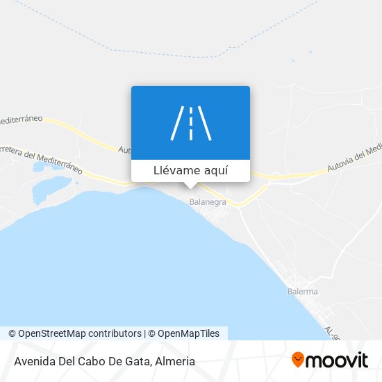 Mapa Avenida Del Cabo De Gata