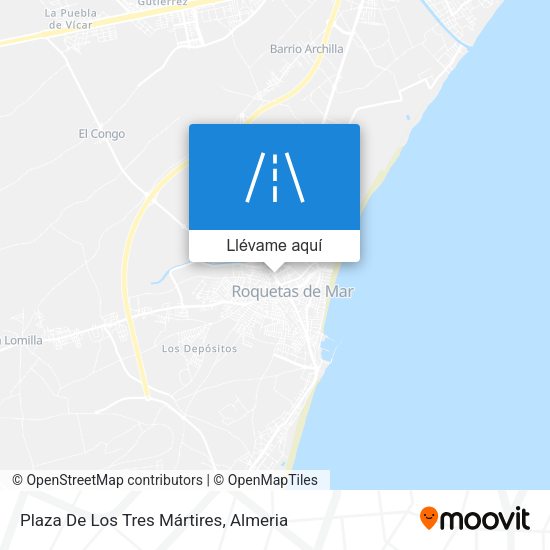 Mapa Plaza De Los Tres Mártires