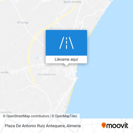 Mapa Plaza De Antonio Ruiz Antequera