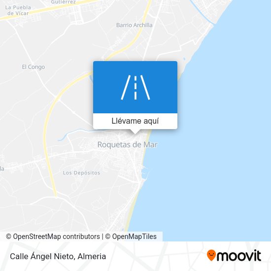 Mapa Calle Ángel Nieto