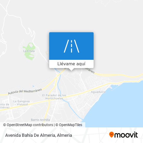 Mapa Avenida Bahía De Almería