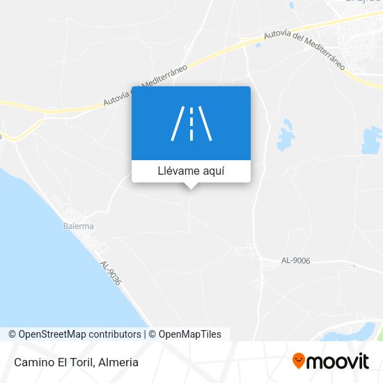 Mapa Camino El Toril