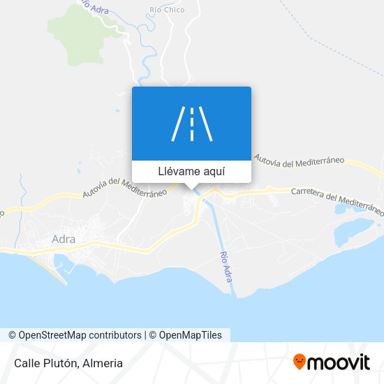 Mapa Calle Plutón