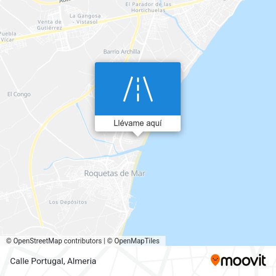 Mapa Calle Portugal