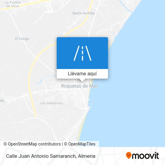 Mapa Calle Juan Antonio Samaranch