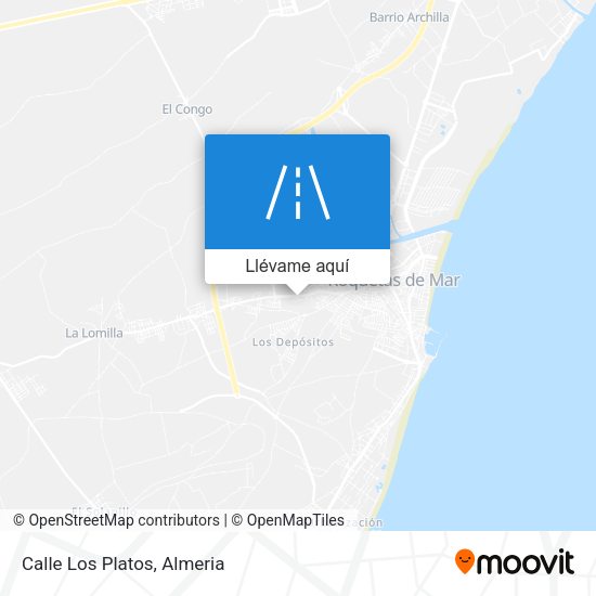 Mapa Calle Los Platos