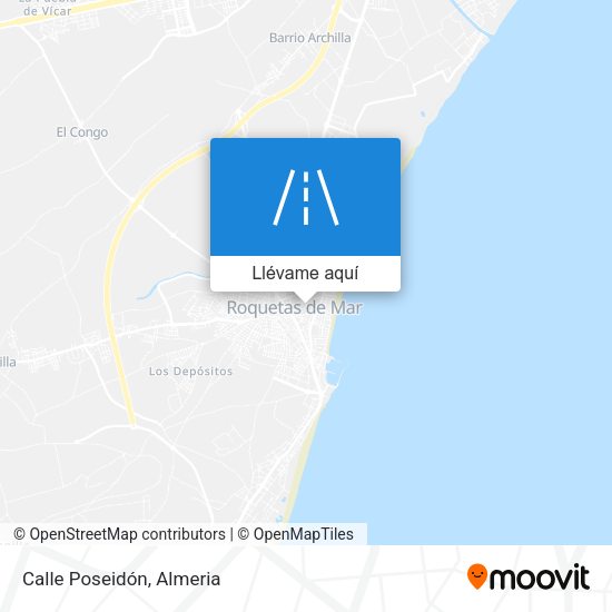 Mapa Calle Poseidón