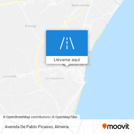 Mapa Avenida De Pablo Picasso
