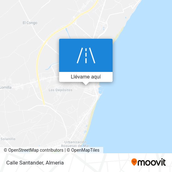 Mapa Calle Santander