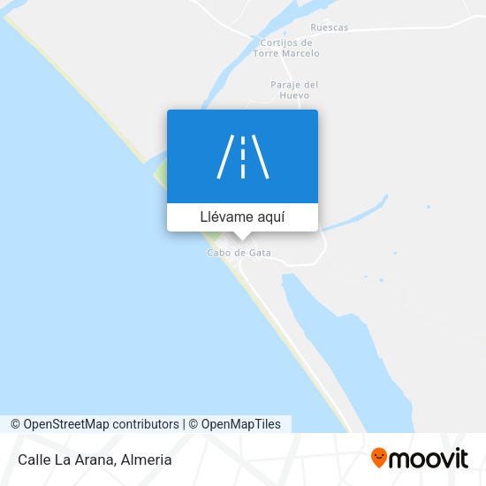 Mapa Calle La Arana