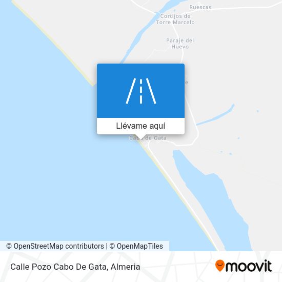Mapa Calle Pozo Cabo De Gata