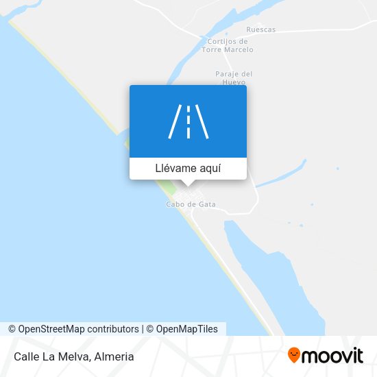 Mapa Calle La Melva