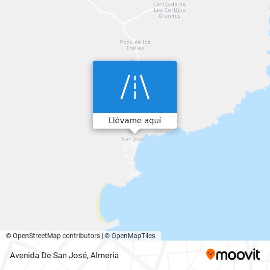 Mapa Avenida De San José