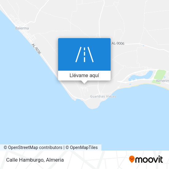 Mapa Calle Hamburgo