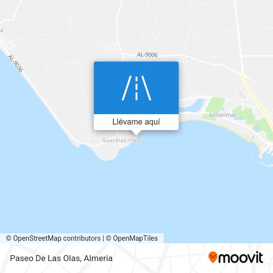 Mapa Paseo De Las Olas