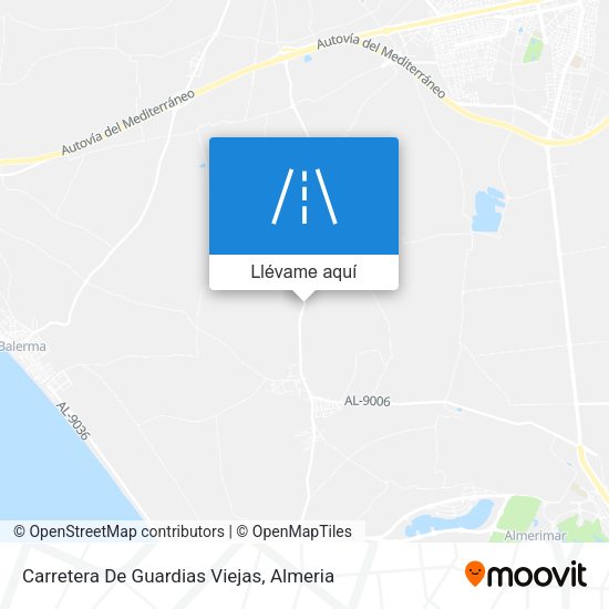 Mapa Carretera De Guardias Viejas