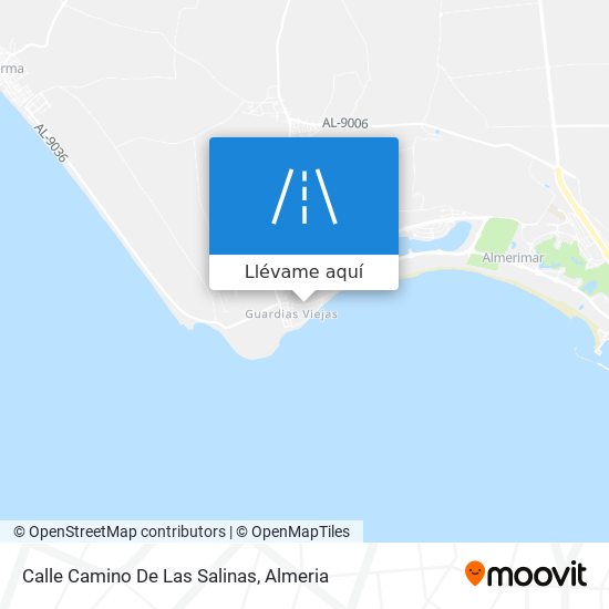 Mapa Calle Camino De Las Salinas