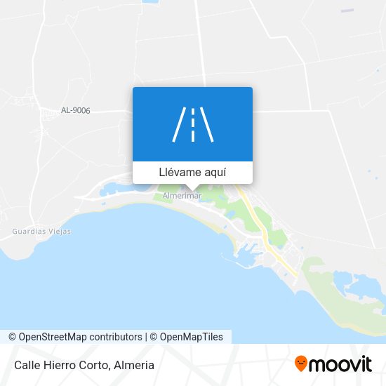 Mapa Calle Hierro Corto