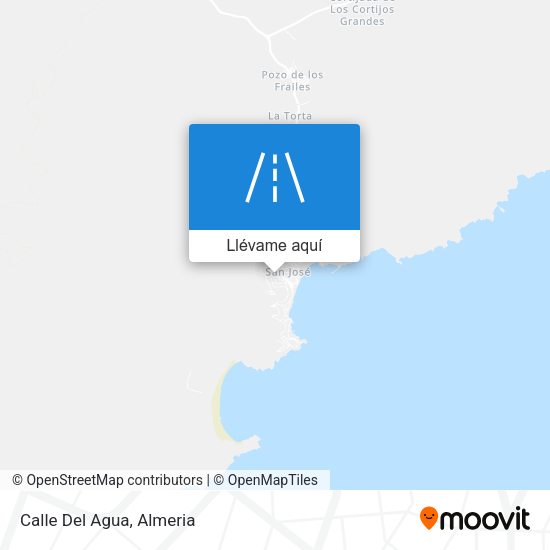 Mapa Calle Del Agua