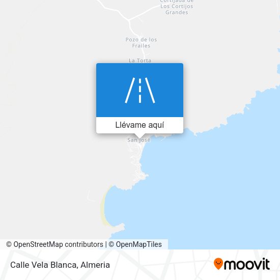 Mapa Calle Vela Blanca