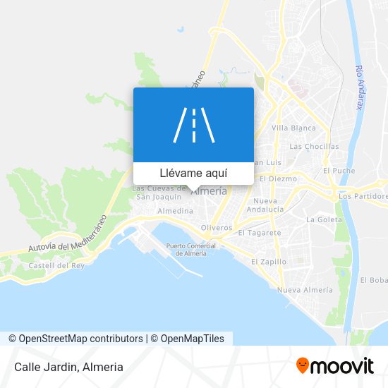 Mapa Calle Jardin