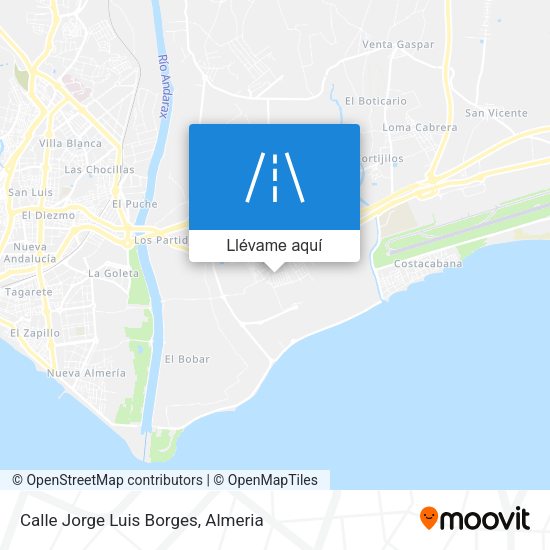 Mapa Calle Jorge Luis Borges