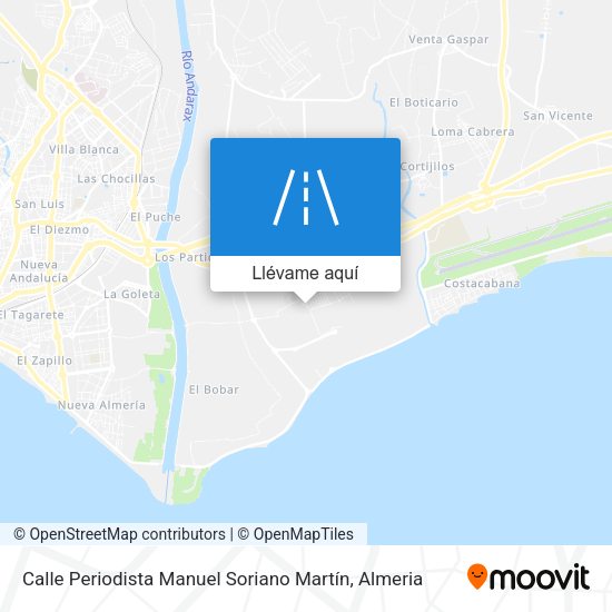 Mapa Calle Periodista Manuel Soriano Martín