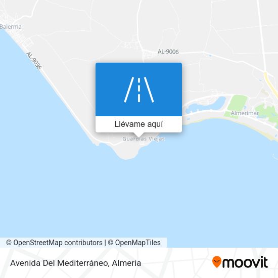 Mapa Avenida Del Mediterráneo