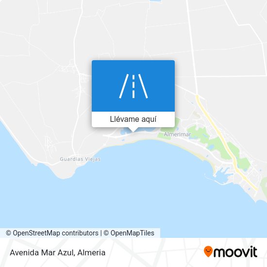 Mapa Avenida Mar Azul