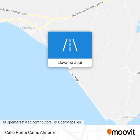 Mapa Calle Punta Cana