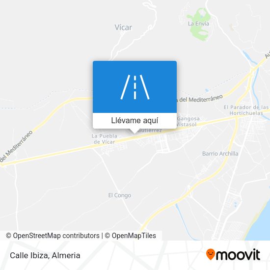 Mapa Calle Ibiza
